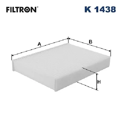 Filter, vazduh unutrašnjeg prostora FILTRON K 1438 IC-G0ZYSS
