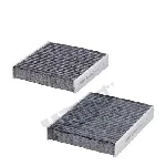 Filter, vazduh unutrašnjeg prostora HENGST E2967LC-2 IC-D93099