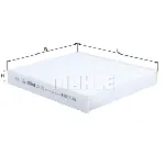 Filter, vazduh unutrašnjeg prostora KNECHT LA100 IC-9B141D