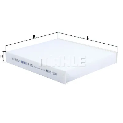 Filter, vazduh unutrašnjeg prostora KNECHT LA100 IC-9B141D