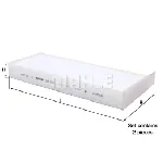 Filter, vazduh unutrašnjeg prostora KNECHT LA1157/S IC-E6F9D4