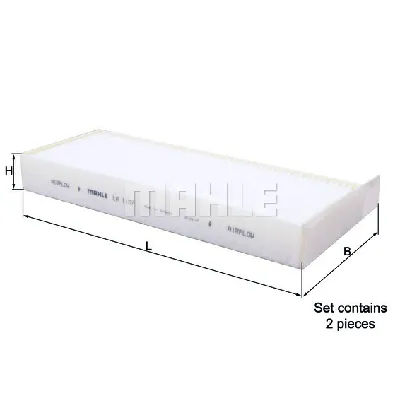 Filter, vazduh unutrašnjeg prostora KNECHT LA1157/S IC-E6F9D4