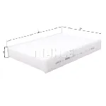 Filter, vazduh unutrašnjeg prostora KNECHT LA1173 IC-G0IESS