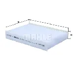 Filter, vazduh unutrašnjeg prostora KNECHT LA1174 IC-F6335E