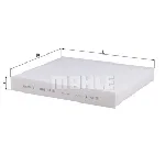 Filter, vazduh unutrašnjeg prostora KNECHT LA120 IC-504302