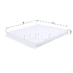 Filter, vazduh unutrašnjeg prostora KNECHT LA1274 IC-F63361