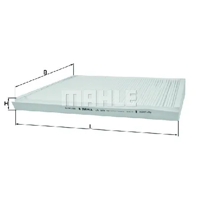 Filter, vazduh unutrašnjeg prostora KNECHT LA129 IC-536848