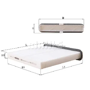 Filter, vazduh unutrašnjeg prostora KNECHT LA1361 IC-G0QIE5