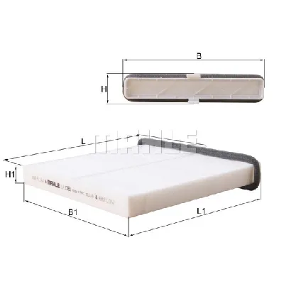Filter, vazduh unutrašnjeg prostora KNECHT LA1361 IC-G0QIE5