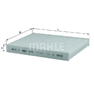 Filter, vazduh unutrašnjeg prostora KNECHT LA144 IC-9A87CF