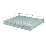 Filter, vazduh unutrašnjeg prostora KNECHT LA153 IC-9B140E