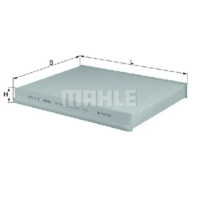 Filter, vazduh unutrašnjeg prostora KNECHT LA153 IC-9B140E