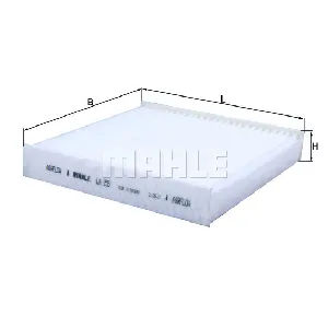Filter, vazduh unutrašnjeg prostora KNECHT LA155 IC-A11CC2