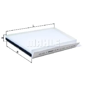 Filter, vazduh unutrašnjeg prostora KNECHT LA156 IC-9B142B