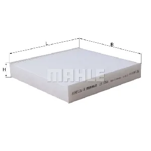 Filter, vazduh unutrašnjeg prostora KNECHT LA1566 IC-G0X9ZC