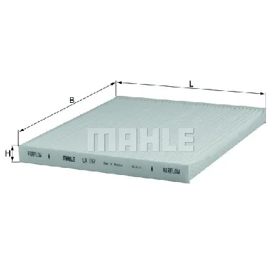 Filter, vazduh unutrašnjeg prostora KNECHT LA157 IC-A7370C