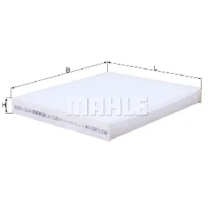 Filter, vazduh unutrašnjeg prostora KNECHT LA158 IC-9DB3E1