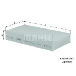 Filter, vazduh unutrašnjeg prostora KNECHT LA168/S IC-9B141E