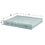 Filter, vazduh unutrašnjeg prostora KNECHT LA169 IC-9DB3DD