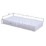 Filter, vazduh unutrašnjeg prostora KNECHT LA180 IC-A11CC6