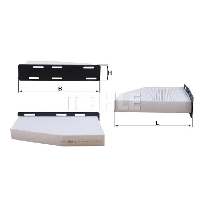 Filter, vazduh unutrašnjeg prostora KNECHT LA181 IC-A11CBB