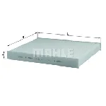 Filter, vazduh unutrašnjeg prostora KNECHT LA182 IC-A7780B