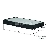 Filter, vazduh unutrašnjeg prostora KNECHT LA221/S IC-B3A01D