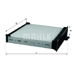 Filter, vazduh unutrašnjeg prostora KNECHT LA227 IC-9E0A7D