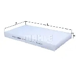 Filter, vazduh unutrašnjeg prostora KNECHT LA229 IC-A11CC4