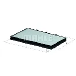 Filter, vazduh unutrašnjeg prostora KNECHT LA243 IC-AB03E5