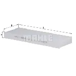 Filter, vazduh unutrašnjeg prostora KNECHT LA289 IC-A7866B