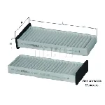 Filter, vazduh unutrašnjeg prostora KNECHT LA296/S IC-A7866A