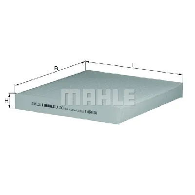 Filter, vazduh unutrašnjeg prostora KNECHT LA343 IC-A9025F