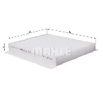 Filter, vazduh unutrašnjeg prostora KNECHT LA344 IC-A8EEFA