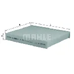 Filter, vazduh unutrašnjeg prostora KNECHT LA345 IC-C68DF4