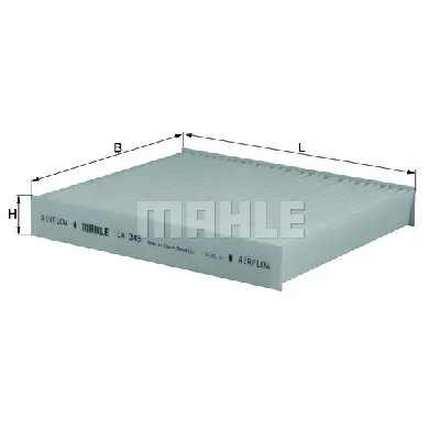 Filter, vazduh unutrašnjeg prostora KNECHT LA345 IC-C68DF4