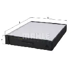 Filter, vazduh unutrašnjeg prostora KNECHT LA347 IC-C68DF5