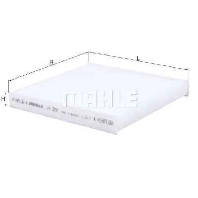 Filter, vazduh unutrašnjeg prostora KNECHT LA359 IC-D6362E