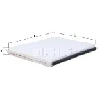 Filter, vazduh unutrašnjeg prostora KNECHT LA362 IC-A9022F