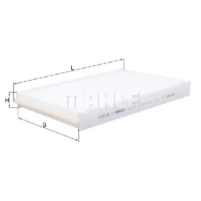 Filter, vazduh unutrašnjeg prostora KNECHT LA387 IC-BAAD50