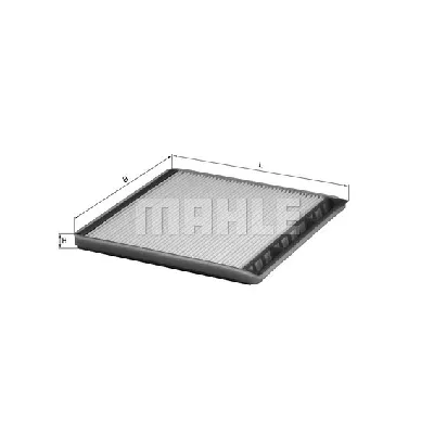 Filter, vazduh unutrašnjeg prostora KNECHT LA40 IC-290191