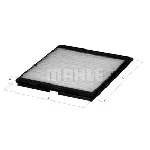 Filter, vazduh unutrašnjeg prostora KNECHT LA404 IC-B078AB