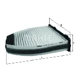 Filter, vazduh unutrašnjeg prostora KNECHT LA413 IC-E23794