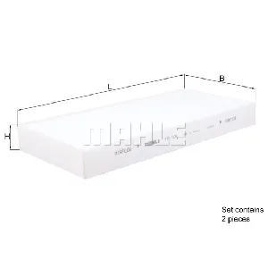 Filter, vazduh unutrašnjeg prostora KNECHT LA426/S IC-G0BNTI