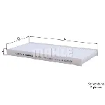 Filter, vazduh unutrašnjeg prostora KNECHT LA444/S IC-B74803