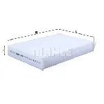 Filter, vazduh unutrašnjeg prostora KNECHT LA449 IC-BA520A