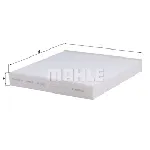 Filter, vazduh unutrašnjeg prostora KNECHT LA462 IC-BA8A13