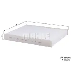 Filter, vazduh unutrašnjeg prostora KNECHT LA467/S IC-D03293