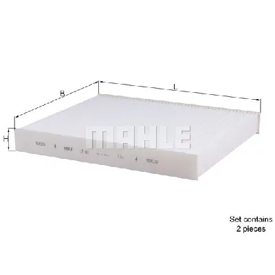 Filter, vazduh unutrašnjeg prostora KNECHT LA467/S IC-D03293