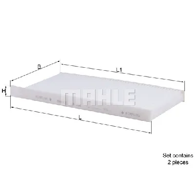 Filter, vazduh unutrašnjeg prostora KNECHT LA468/S IC-BA9D3D